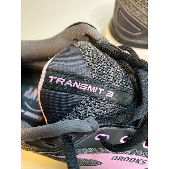 Brooks Transmit 3 Road-Running Shoe Sneaker Women Sz 11 Black/Lilac 1203501B077 - Picture 11 of 11